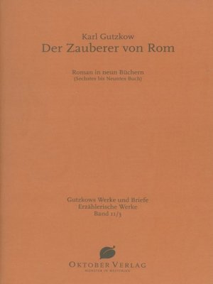 cover image of Der Zauberer von Rom Band 3